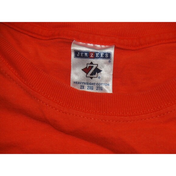 Syracuse Orange NCAA T-Shirt 2XL Unisex Stone Washed Jerzees - Picture 3 of 3